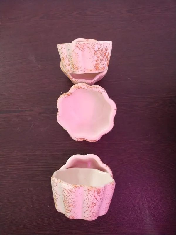 KANHA_ENTERPRISES_Printed_Ceramic_Bowl_Set_Ceramic_Handicrafted_Serving_Bowls_Set?Snacks,_Dips_&_Condiments_Saucer_Set?Chatney_Bowl_Set_(Set_of_6)_(Geometric_Octagon_Shape_White_Texture)