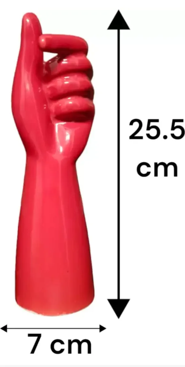 Red__Unique_Showpiece_Love_Hand_Shape_Flower_Vase_for_Home,_Kitchen,_Living_Room,_Study_Table,_Gifting_&_Decorated_Flower_Vase,_Ceramic_Flower_Vase_(10_Inch)