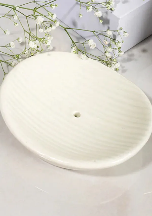 White_Handicraft_Ceramic_Bathroom_Set,_Bath_Accessories_Kit_with_Soap_Dispenser,_Toothbrush_Holder,_Tumbler_&_Soap_Dish_Holder,_Modern_Designer_Decor_for_Home_(3_Pcs_Set)