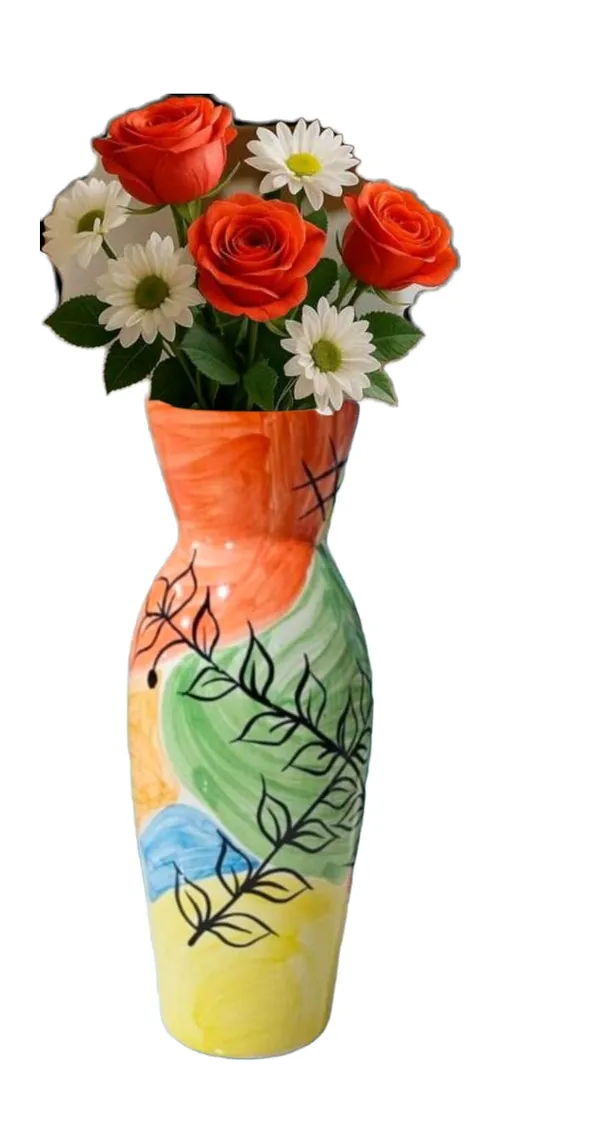 Multicolor_Handmade_Multicolor_Ceramic_Flower_Vase,__Ceramic_Flower_Pot,_Hand_Painted_Ceramic_Flower_Vase_(12_Inch)