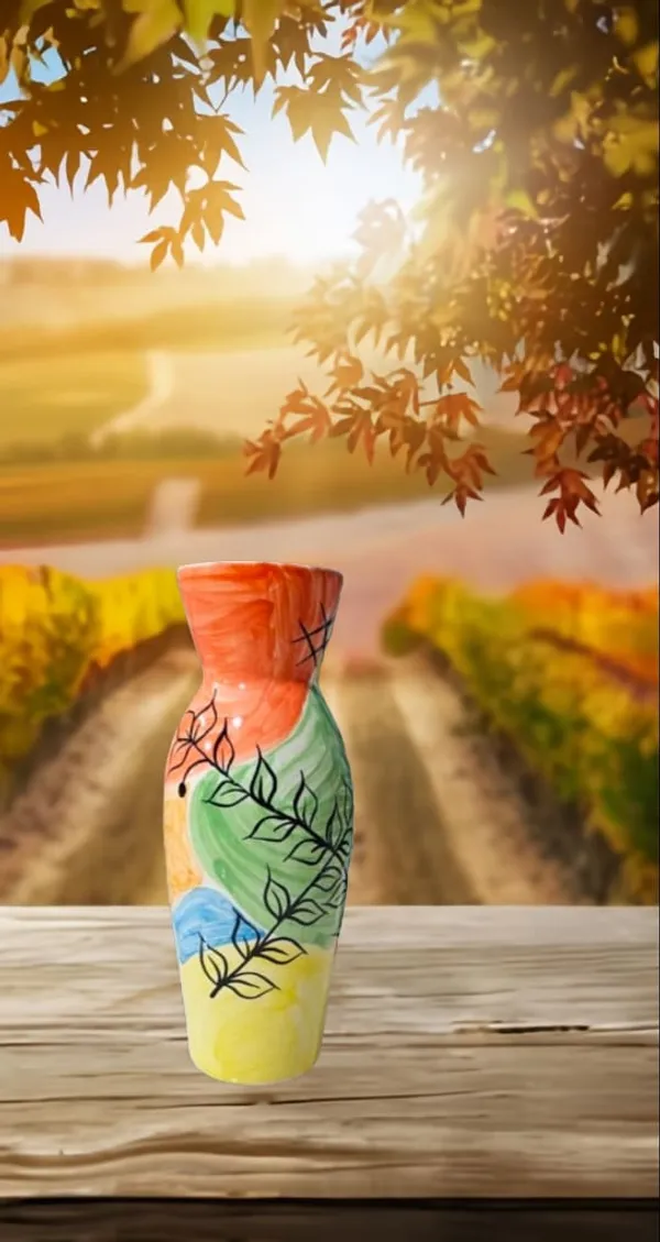 Multicolor_Handmade_Multicolor_Ceramic_Flower_Vase,__Ceramic_Flower_Pot,_Hand_Painted_Ceramic_Flower_Vase_(12_Inch)