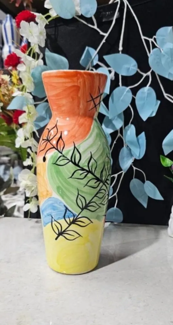 Multicolor_Handmade_Multicolor_Ceramic_Flower_Vase,__Ceramic_Flower_Pot,_Hand_Painted_Ceramic_Flower_Vase_(12_Inch)