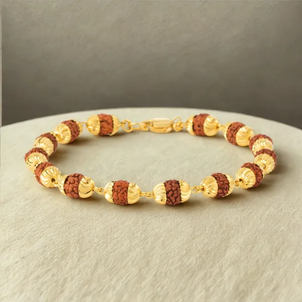 Gold_plated_Modern_Rudraksha_Bracelet_for_Men_and_Women