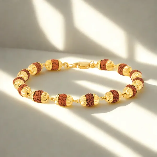 Gold_plated_Modern_Rudraksha_Bracelet_for_Men_and_Women