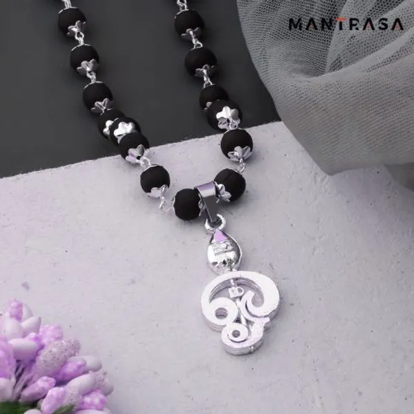 Lord_Murugan_Vel_Pendent_Silver_Plated_Karungali_Mala