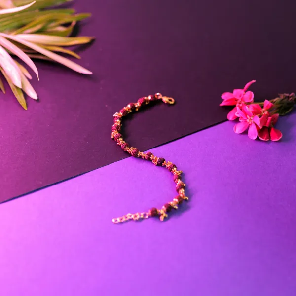 Pious_Gold_Plated_Rudraksha_Bracelet_For_Her
