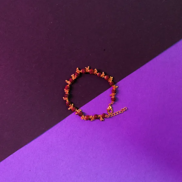 Pious_Gold_Plated_Rudraksha_Bracelet_For_Her
