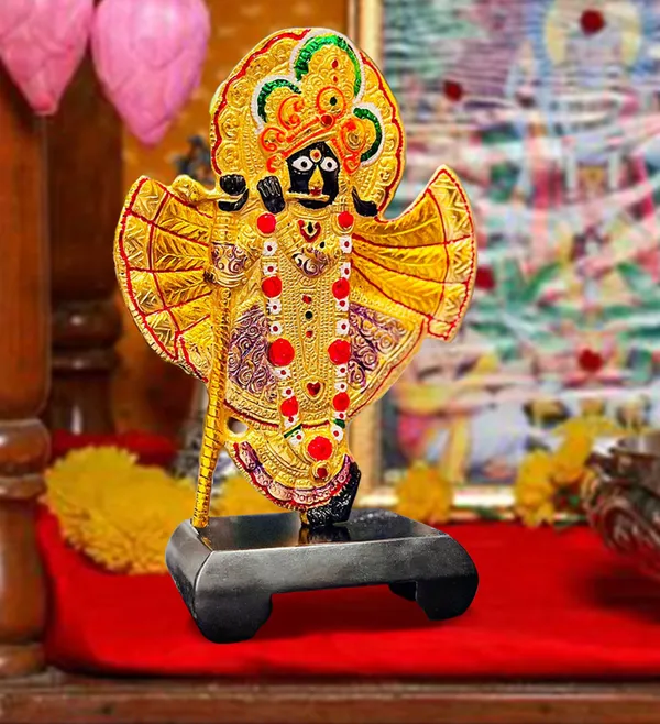 Gold_&_Black_Metal_Premium_&_Elegant_Banke_Bihari_Krishna_Idol