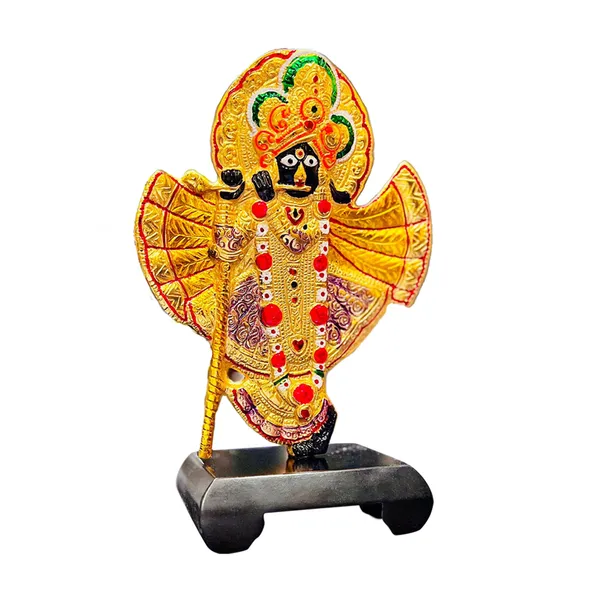 Gold_&_Black_Metal_Premium_&_Elegant_Banke_Bihari_Krishna_Idol