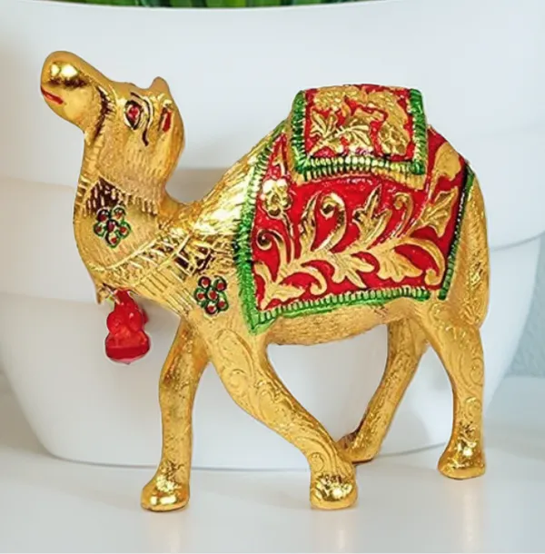 Hastcraft_Camel_Showpiece_Set_of_3,_Meenakari_Handcrafted_Metal_Decorative_Camel_Family_Elegant_Figurines_(Gold_Finish,_Multicolor)