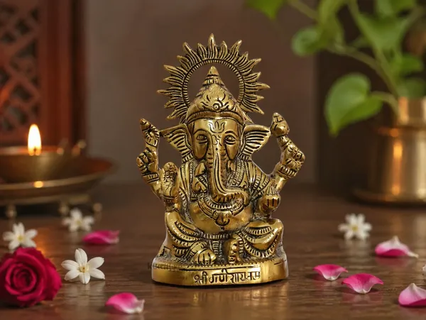 Hastcraft_Lord_Ganesha_Idol_Statue_Intricately_Carved_Ganpati_Murti_|_19_cm_HT
