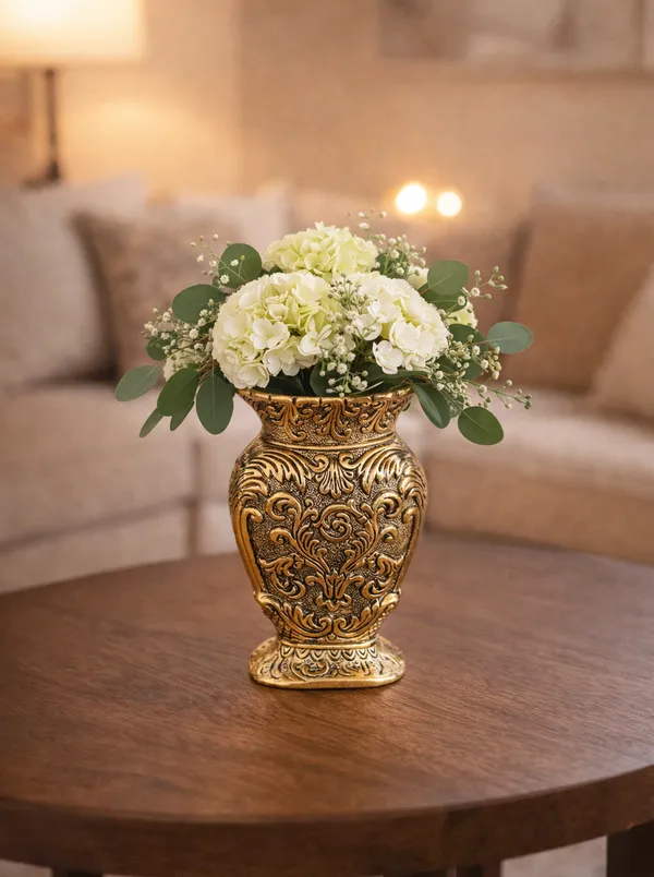 Hastcraft_Metal_Decorative_Flower_Vase_for_Home_Décor_Antique_Gold_Finish_Baroque_Floral_Embossed_Design__Urn_Shape_Tabletop_Showpiece
