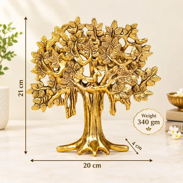 Kalpavriksha_Three_With_Brass_Finish_