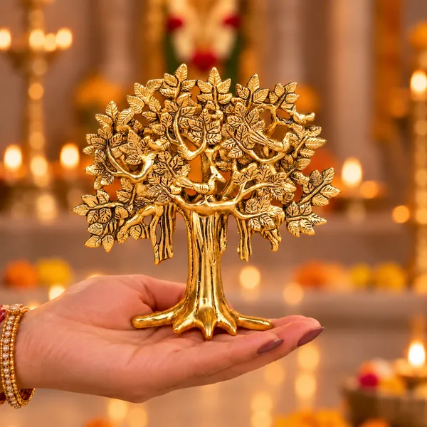 Kalpavriksha_Three_With_Brass_Finish_