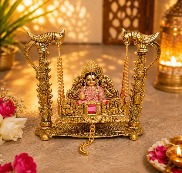 Hastcraft_Metal_Parrot_Design_Laddu_Gopal_Hindola_Jhula_|_Handcrafted_Antique_Gold_Finish_|_Decorative_Swing_for_Laddu_Gopal_Ji_|_Home_Mandir_&_Puja_Décor