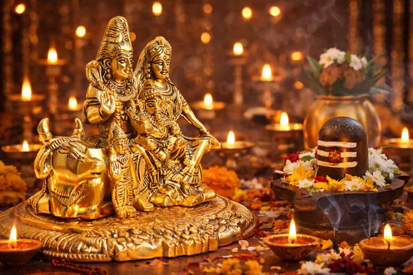 Hastcraft_Metal_Shiv_Parivar_Idol_|_Lord_Shiva_Parvati_Ganesha_Kartikeya_with_Nandi_|_Gold_Finish,_God_Statue_for_Home_&_Office