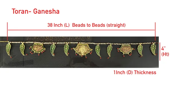 Hastcraft_Handcrafted_Ganesha_Leaf_Toran_Door_Hanging_-Traditional_Bandhanwar_for_Main_Door_or_Enterance-Festive_Decor