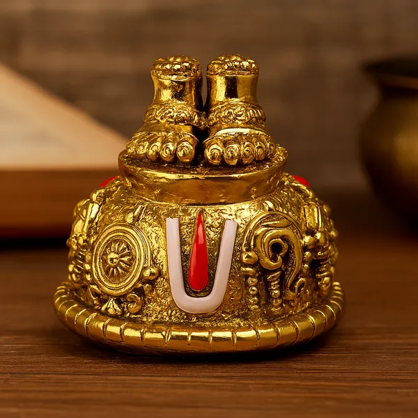 Gold_Metal_Premium_&_Elegant_Tirupati_Balaji_Charan_Paduka