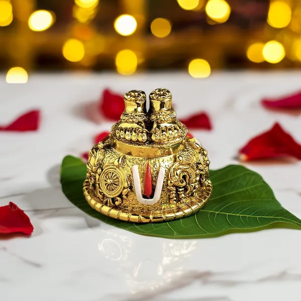 Gold_Metal_Premium_&_Elegant_Tirupati_Balaji_Charan_Paduka