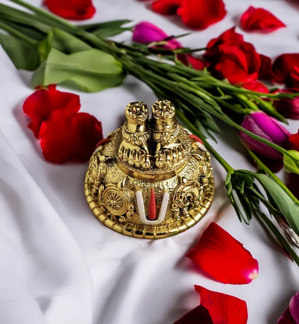Gold_Metal_Premium_&_Elegant_Tirupati_Balaji_Charan_Paduka