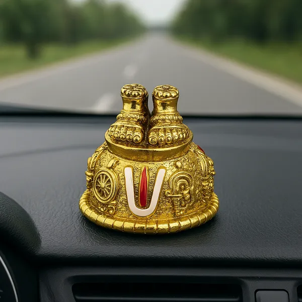Gold_Metal_Premium_&_Elegant_Tirupati_Balaji_Charan_Paduka
