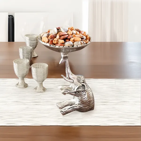 Silver_Metal_Premium_&_Elegant_Elephant_Dry_Fruit_Bowl_Showpiece