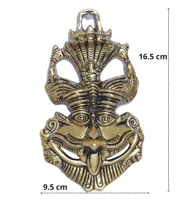 Gold_Metal_Premium_&_Elegant_Nazar_Battu_With_Naag_Ganesha