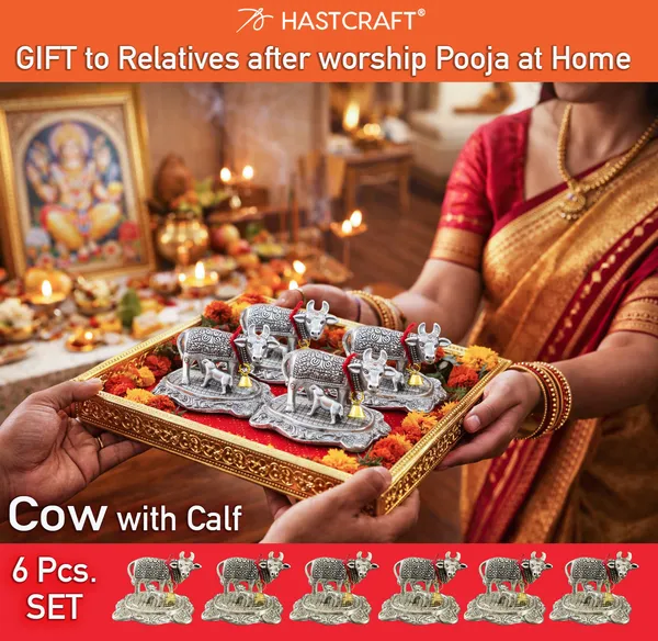 Metal_Kamdhenu_Cow_with_Calf_Idol_in_Silver_Finish_Small_Statue_for_Home_Showpiece_&_Return_Gift_-PACK_of_6