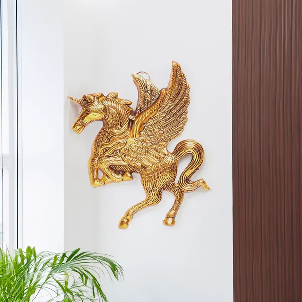 Gold_Metal_Premium_&_Elegant_Flying_Horse_Wall_Hanging