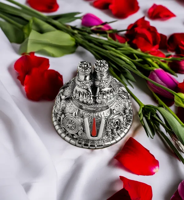 Silver_Metal_Premium_&_Elegant_Tirupati_Balaji_Charan_Paduka