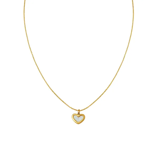White_Heart_Pendant_Necklace
