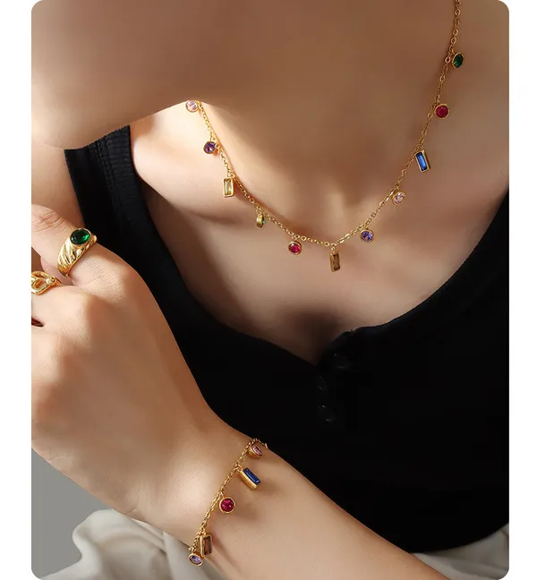 Multi-Colour_Stone_Charms_Necklace