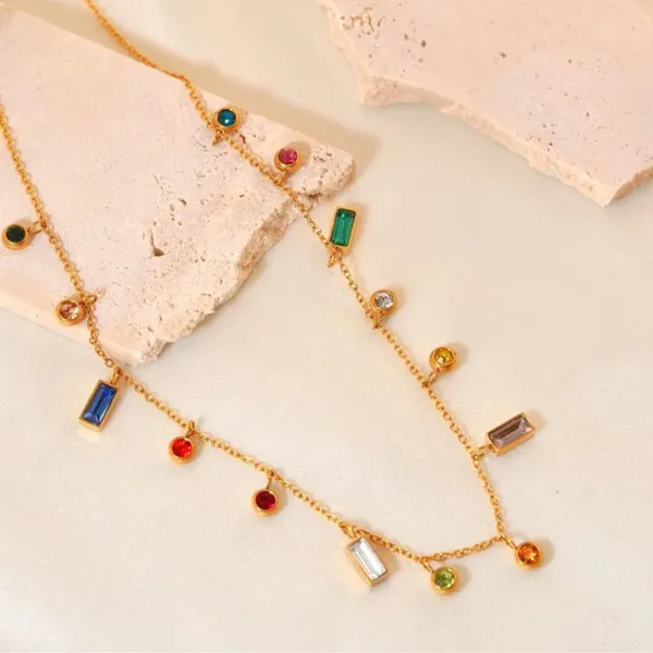 Multi-Colour_Stone_Charms_Necklace