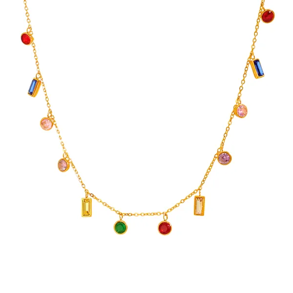 Multi-Colour_Stone_Charms_Necklace