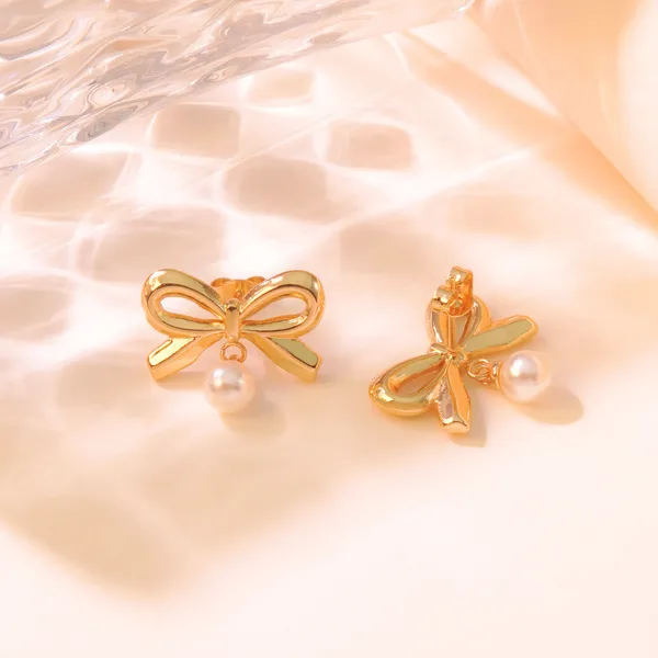 Bow_Knot_Pearl_Stud_Earrings