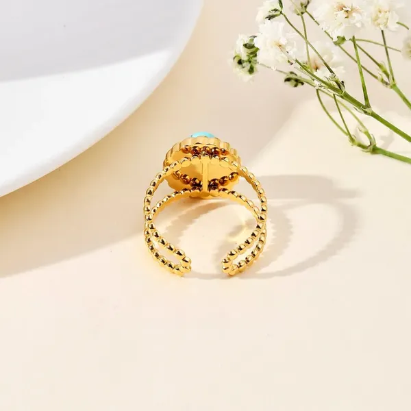 Vintage_Textured_Turquise_Open_Ring