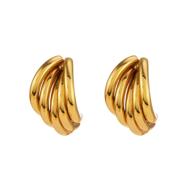 Organic_Lines_Chunky_Stud_Earrings