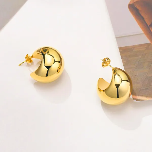 Teardrop_Dome_Stud_Earrings