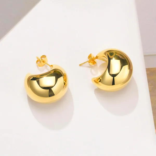 Teardrop_Dome_Stud_Earrings