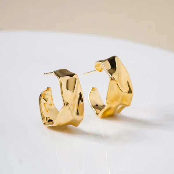 Moon_Crater_C_Hoop_Earrings