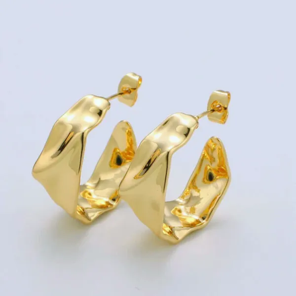 Moon_Crater_C_Hoop_Earrings