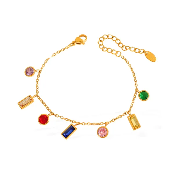 Multi-Colour_Stone_Charms_Bracelet