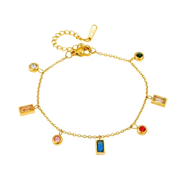 Multi-Colour_Stone_Charms_Bracelet