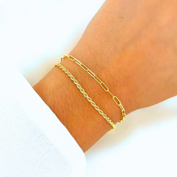 Paperclip_N_Rope_Chain_Double_Layered_Bracelet