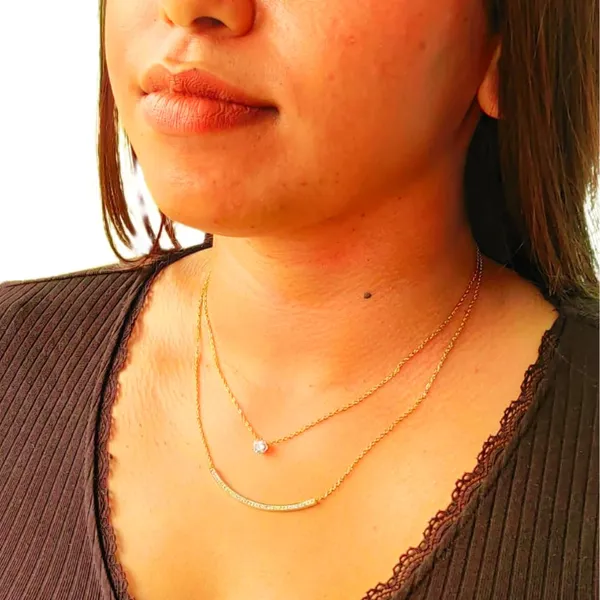 Smile_Bar_Double_Layered_Necklace