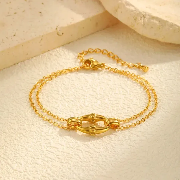 Trendy_Double_Layered_Chain_Bracelet