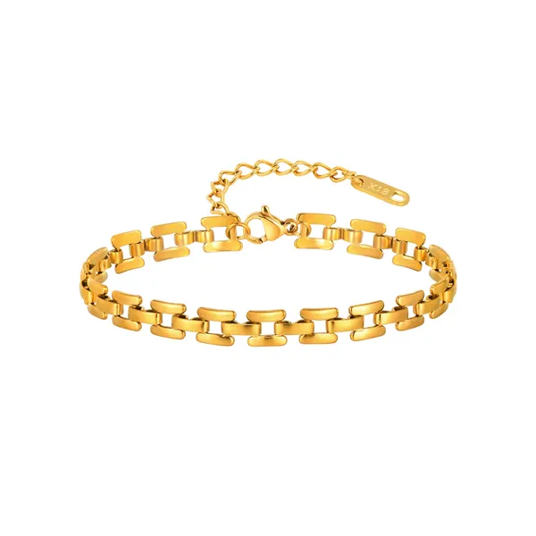 Trendy_Grid_Link_Bracelet