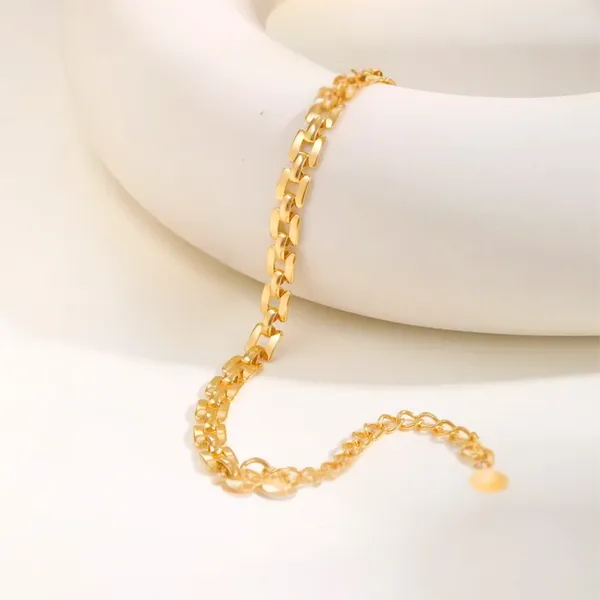 Trendy_Grid_Link_Bracelet