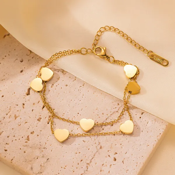 Multi_Hearts_Double_Layered_Bracelet
