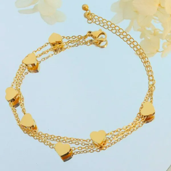 Multi_Hearts_Double_Layered_Bracelet